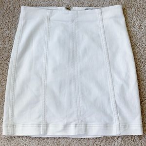 Free People Modern Femme Denim Mini Skirt